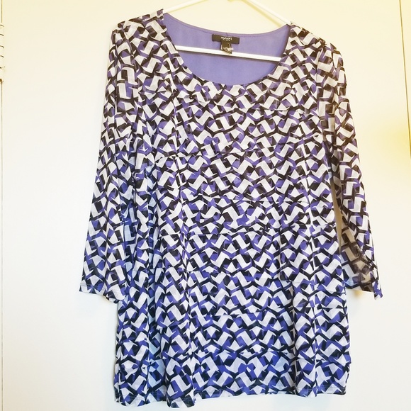 Alfani Tunic 3/4 Sleeves Women's blouses - Picture 4 of 8